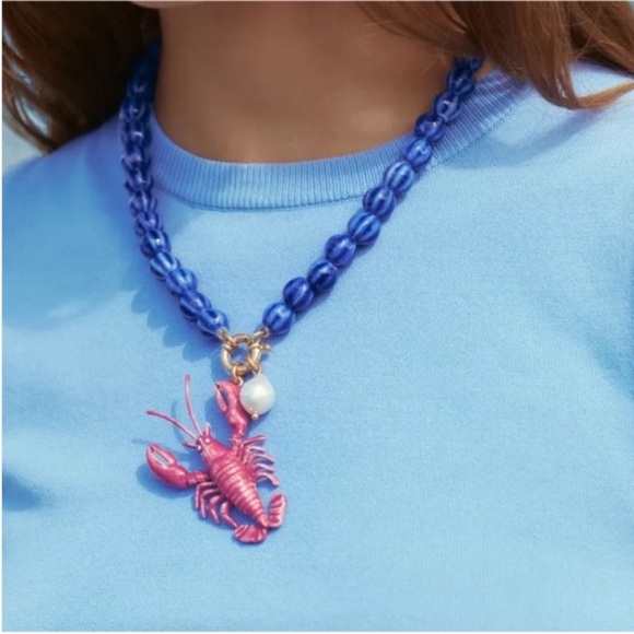 Zara Jewelry - New! Zara South Africa Lobster Bead Necklace (3040) NWOT